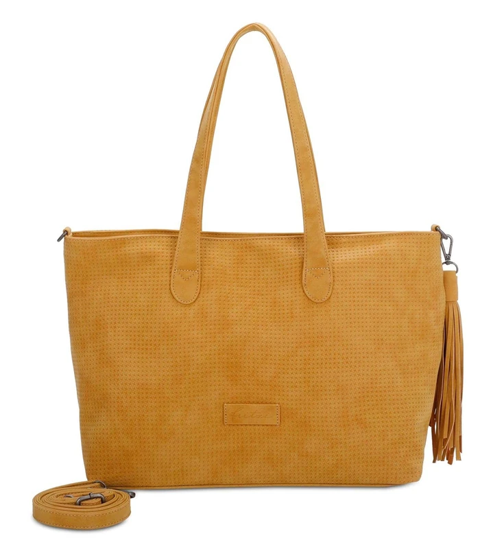 Fritzi aus Preussen Jordy Vintage Honey Mustard Shopper Bag - Image 1