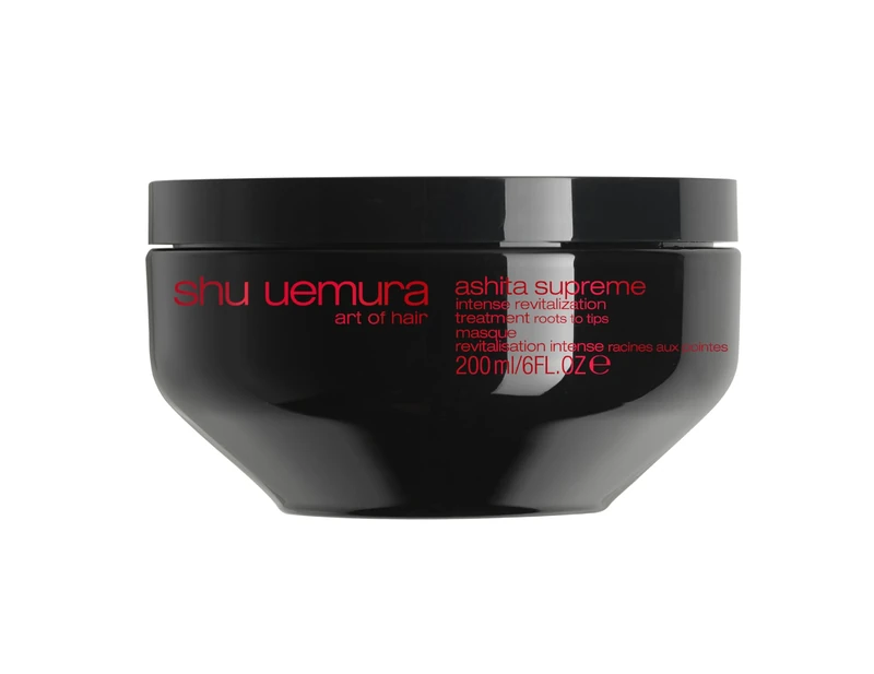 Shu Uemura, Intense Revitalisation Treatment Ashita Supreme, All Hair Types, Enriched with Ashitaba Extracts, For Smooth and Shiny Hair, 200 ml