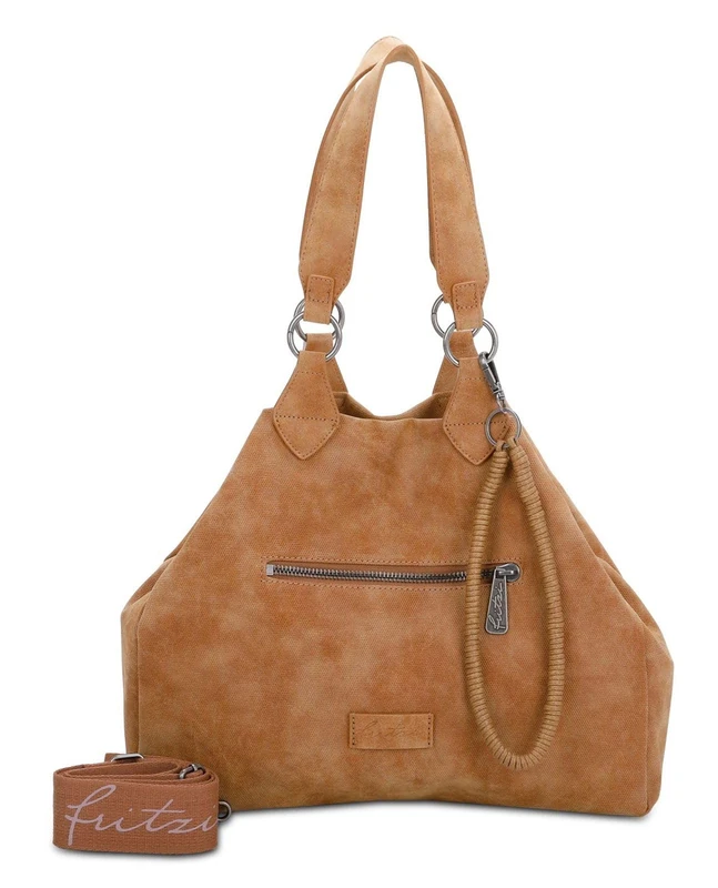 Fritzi aus Preußen cross body bag Rub Iggi01 Shoulder Bag Cracker light brown