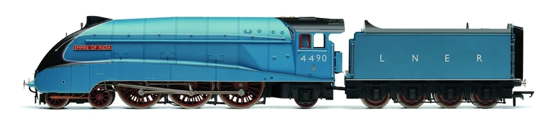 Hornby LNER, A4 Class, 4-6-2, 4490 'Empire of India' - Era 3. Locomotives., Blue (R3993)