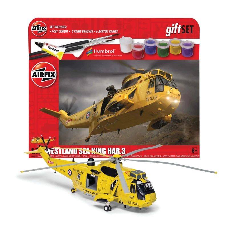 Airfix Hanging Model Aircraft Kits A55307B Westland Sea King HAR.3