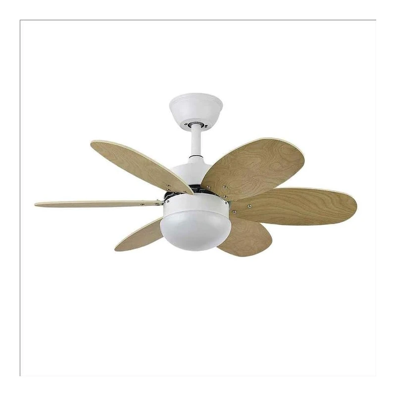 ABRILA Ventilador Dc 2xe27 6 Fan Component White Size 55