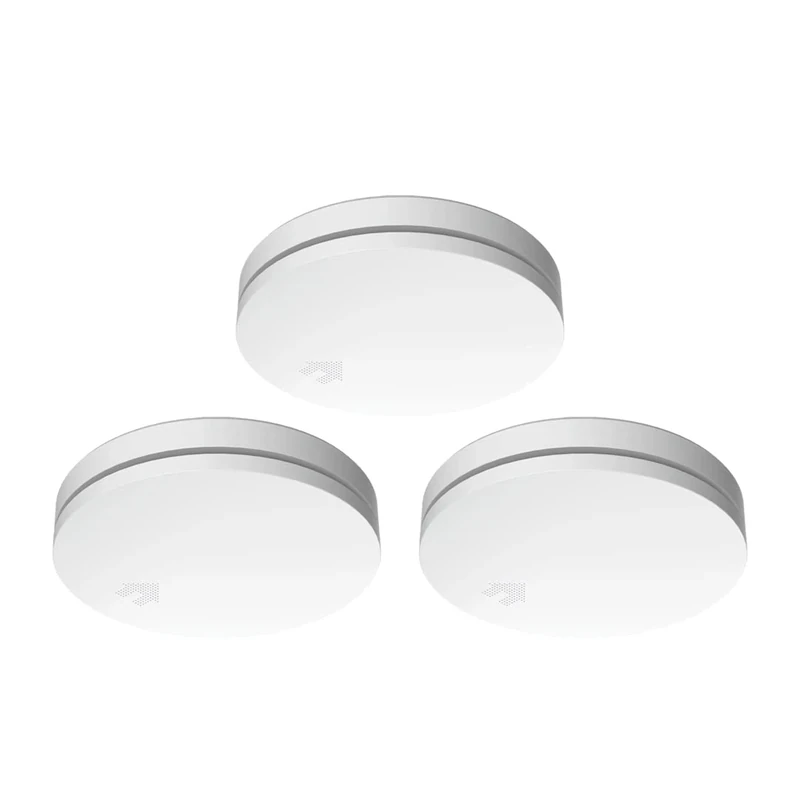 3-Pack ELRO FS4610 | 3-Piece Smoke Detector Set | Thinnest Smoke Detector in the World| 10-Year Battery | Compliant with European Standard EN14604 | White | Set of 3