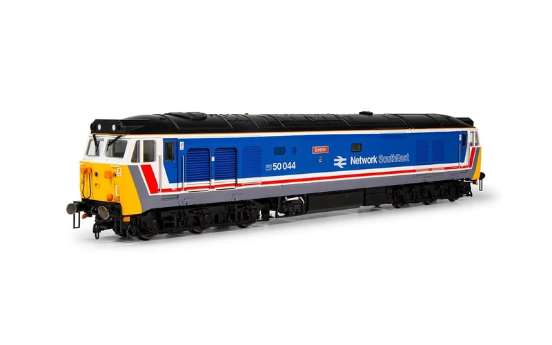 Hornby Diesel Train - R30153 BR, Class 50, Co-Co, 50044 'Exeter' - Era 7 00 Gauge Locomotives for Train Set, Engine Models for Adults - 1:76 Scale Model Gift
