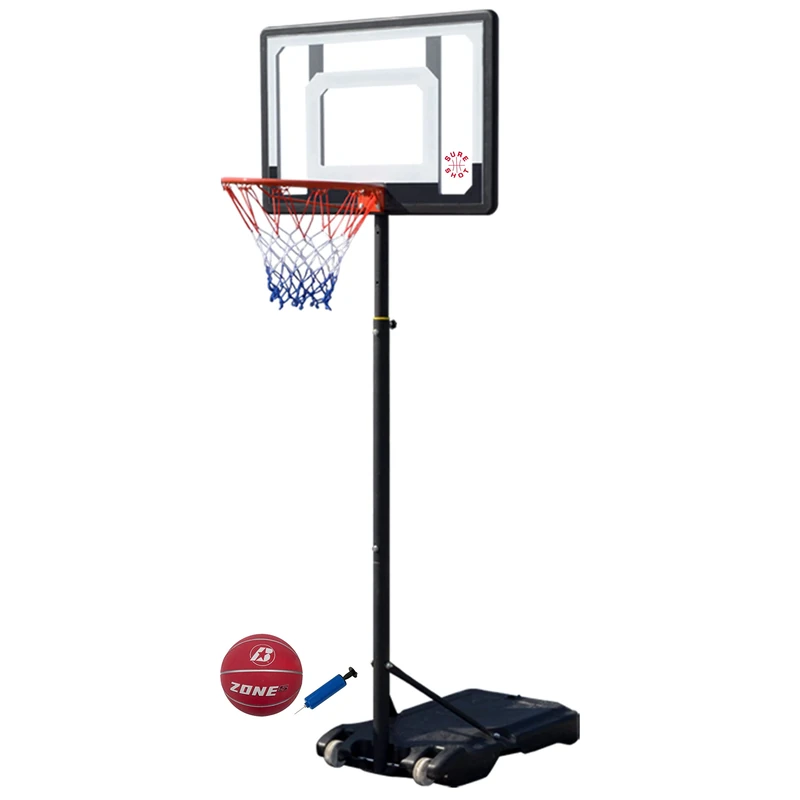 Sure Shot Home Shot Hoop and Ball Set, White, One Size