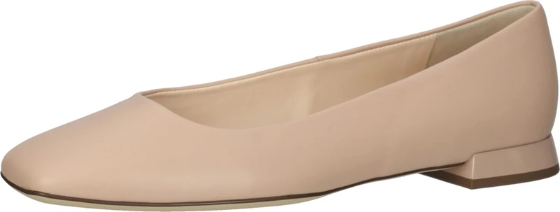 HÖGL Women's Squared 10 Ballet Flat, Nude, 2.5 UK