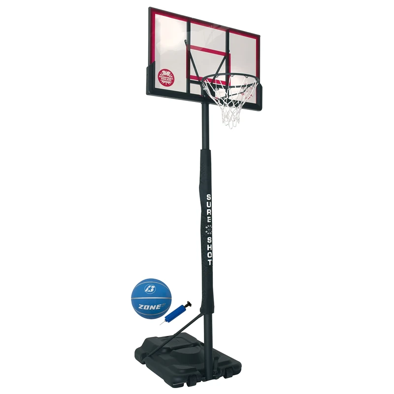 Sure Shot Game Telescopic Basketball Hoop and Ball Set - Acrylic BB