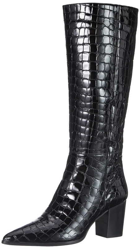 Högl Women's Drew Knee High Boot, Black, 2 UK
