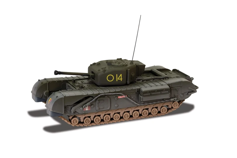 Corgi Diecast Model Vehicles - CC60113 Churchill Mk.IV - Men & Women Souvenir Gifts from UK - Small Die Cast Toy Tank Models for Boys, Gift for Military Enthusiasts
