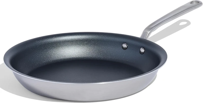 Made In Cookware - 12" Non Stick Frying Pan (Graphite) - 5 Ply Stainless Clad Nonstick - Professional Cookware USA - Induction Compatible