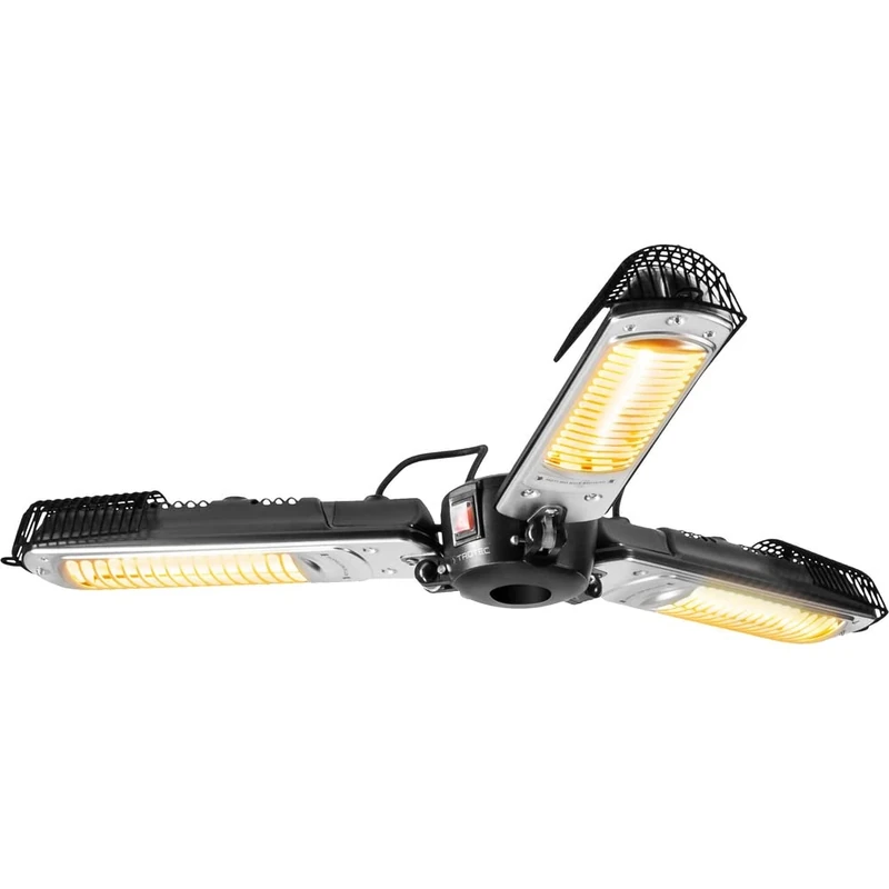 TROTEC Three Head IR 2005 SC Parasol Heater Infrared Heater 3 Heating Speeds 2,000 Watts Max.