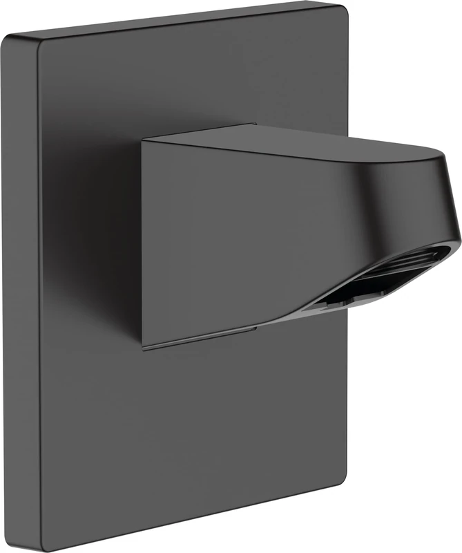 Hansgrohe 24139670 Pulsify Wall Connector for Overhead 105 Outlet, matt Black, Shower Head 105mm