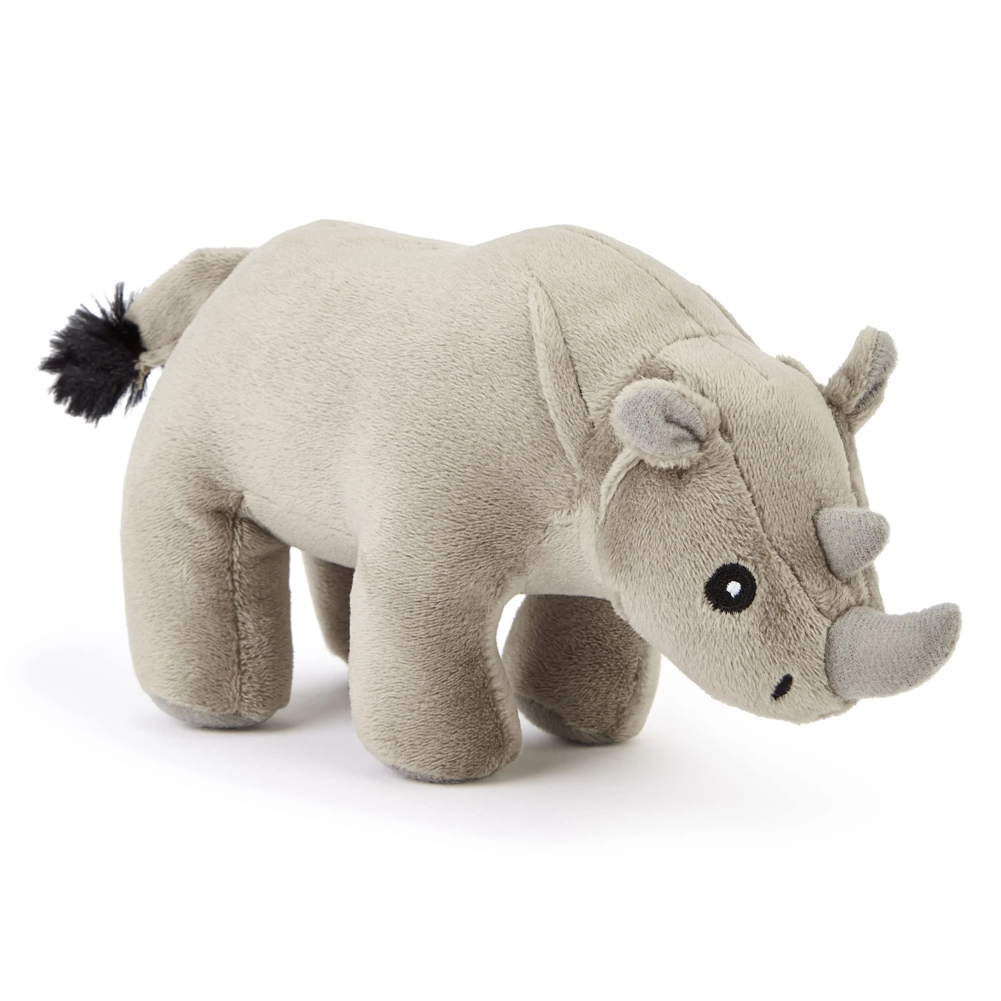 Zappi Co Children's Soft Cuddly Plush Toy Animal - Perfect Perfect Soft Snuggly Playtime Companions for Children (12-15cm /5-6") (Rhino)