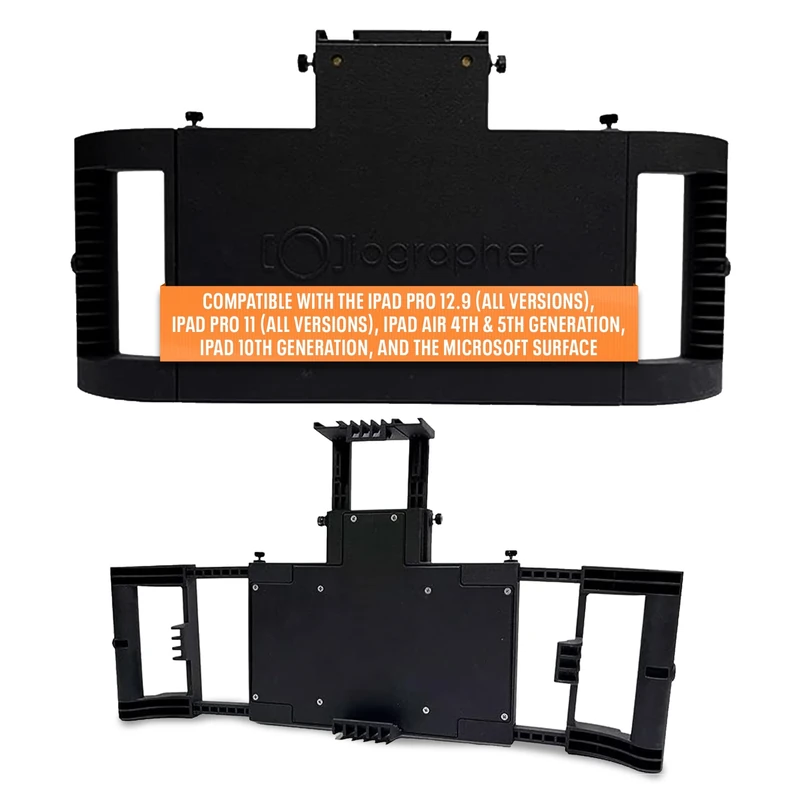 iOgrapher Adjustable Case with Handles - Video Production Solution for iPad 13, 12.9, and 11 Pro, air 4th, 5th gen, and Surface Pro - Professional Holder for Content Creation - Image 1