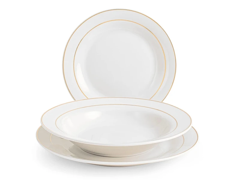 Home 9302700 Montpellier Table Set, Porcelain, 18 Pieces, Porcelain