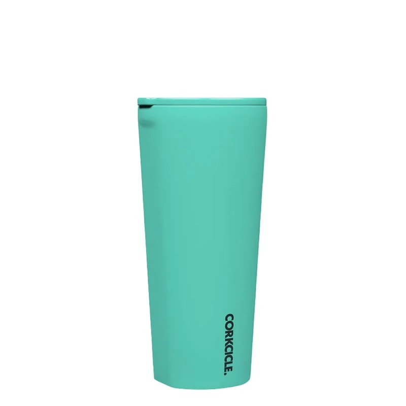 Corkcicle Tumbler - Triple Insulated Stainless Steel Travel Mug with Shatterproof Lid - Leakproof, Reusable, BPA-Free, Dishwasher Safe - Neon Lights Kokomo, 681ml/24oz