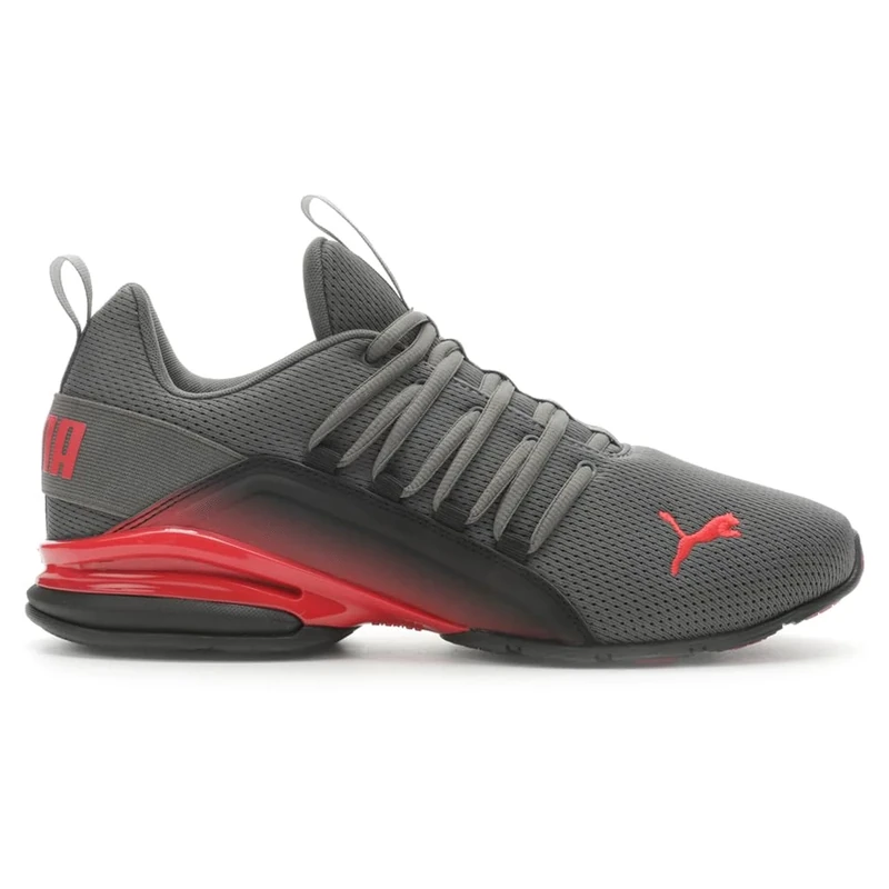 PUMA Axelion Interest Sneaker - Dark Shadow/High Risk Red, UK 6 - Image 1