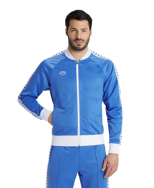 Arena Men's Relax Iv Team Full-Zip Track Jacket, Roy/White/Roy, S