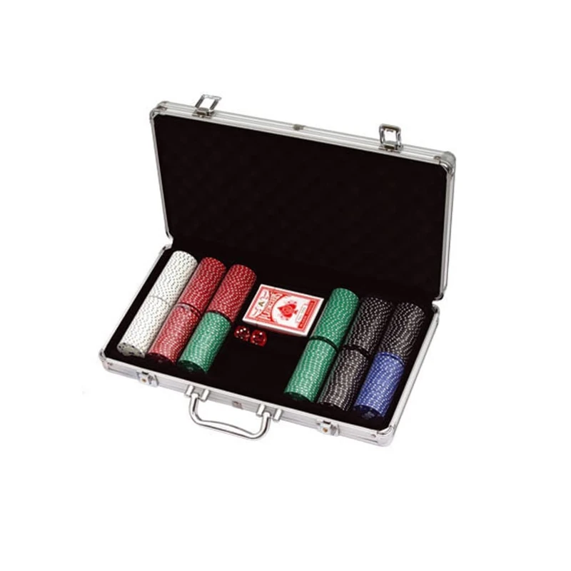 Jactal - Mallette 300 Carré d' as 11.5 g ABS Card Games, Multi-Coloured (582-000001) - Image 1