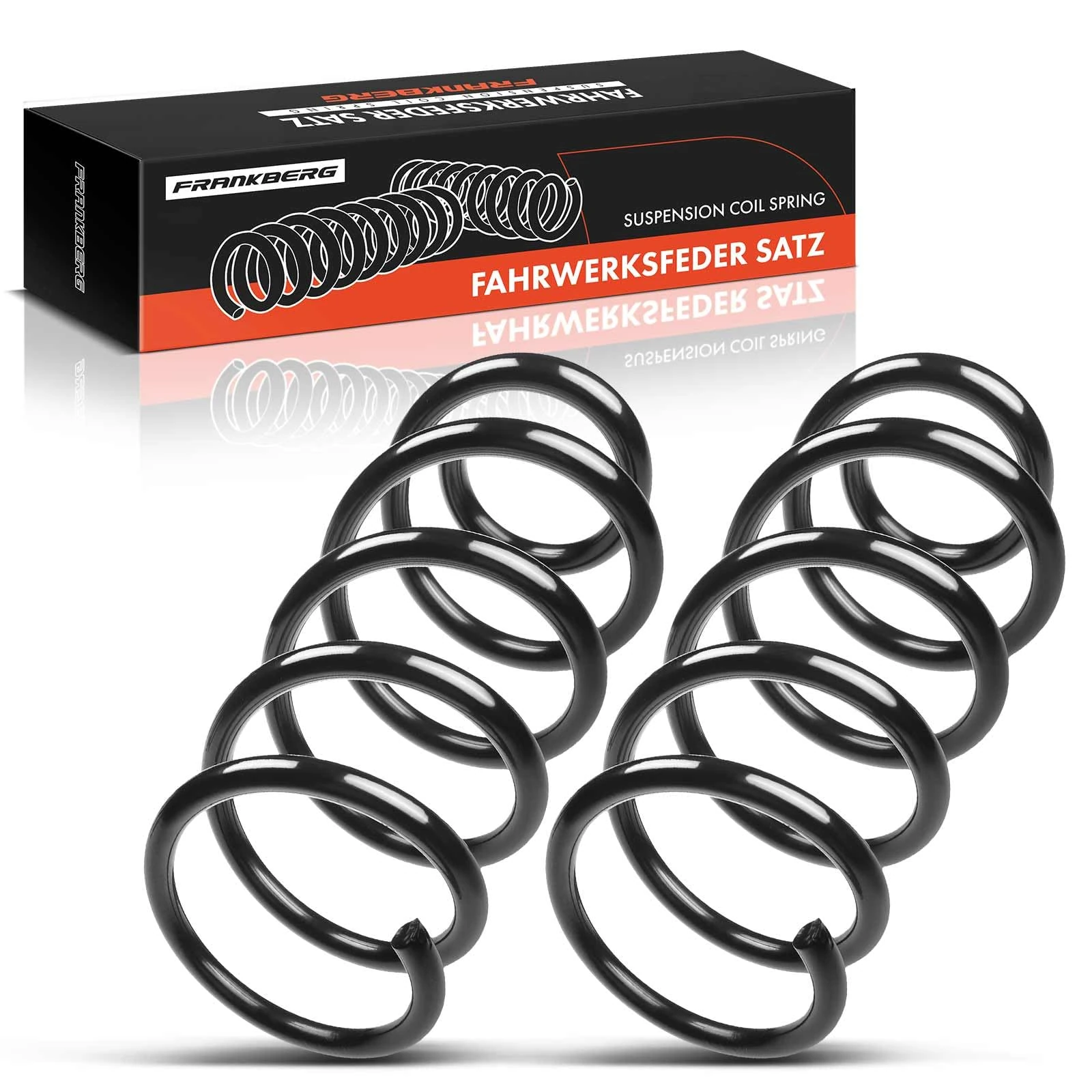 Frankberg 2x Coil Spring Rear Compatible with Corsa D S07 1.0L-1.6L Hatchback 2006-2014 Corsa Mk III (D) S07 1.0L-1.6L Hatchback 2006-2014 Replace# 424116