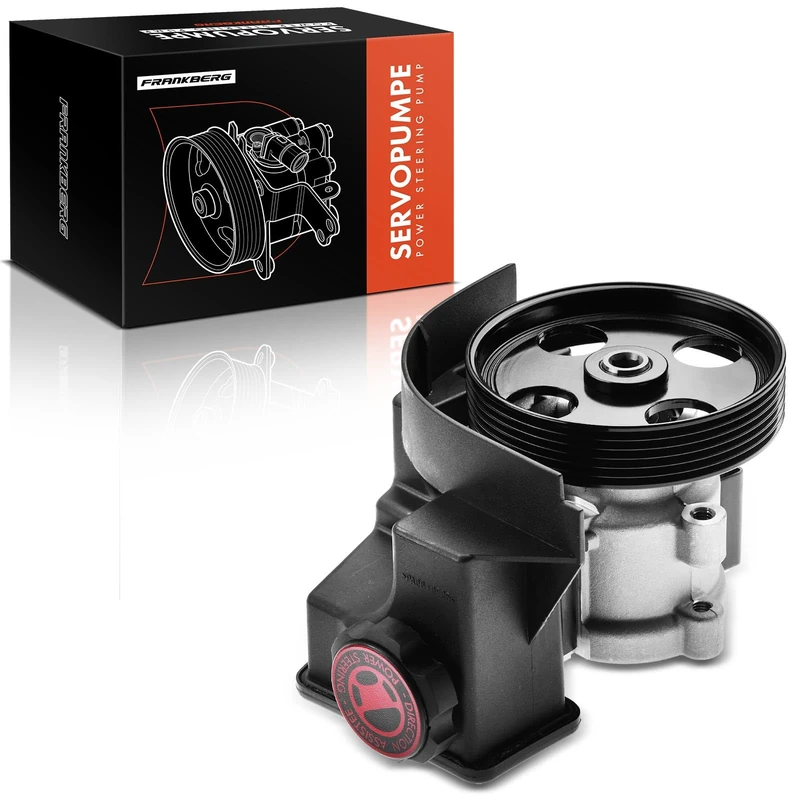Frankberg Power Steering Pump Steering System Hydraulic Pump Compatible with Xsara N1 N2 1.9L 1998-2005 206 2A/C 1.9L 1998-2001 Partner Comtopace 5 G 1.9L 1996-2008 Diesel Replace# 9644878380