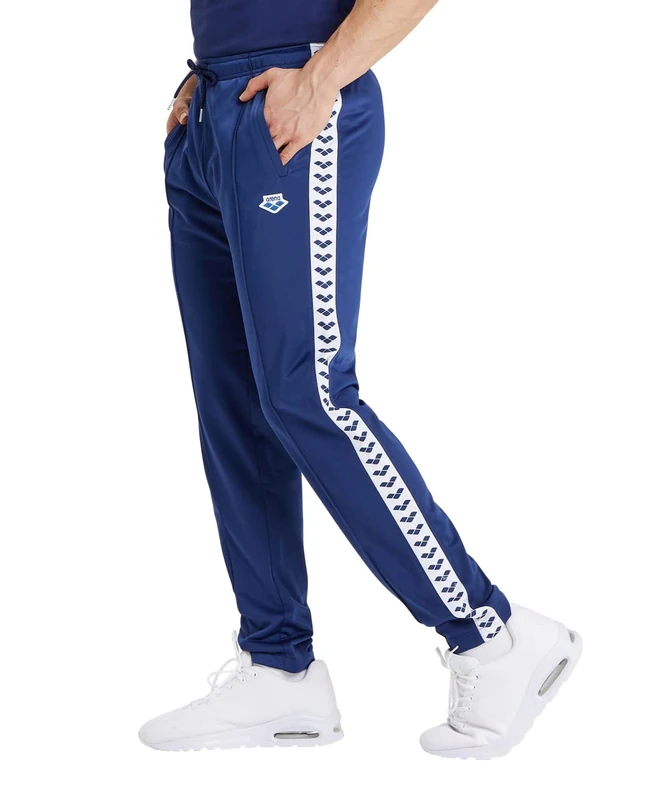 Arena Men's Relax Iv Team Pant Jogger Sweatpants, Navy/White/Navy, XXL