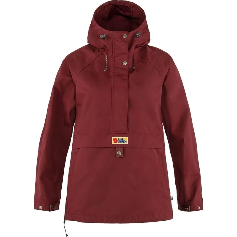 Fjallraven 87009-347 Vardag Anorak W Jacket Women's Bordeaux Red Size L