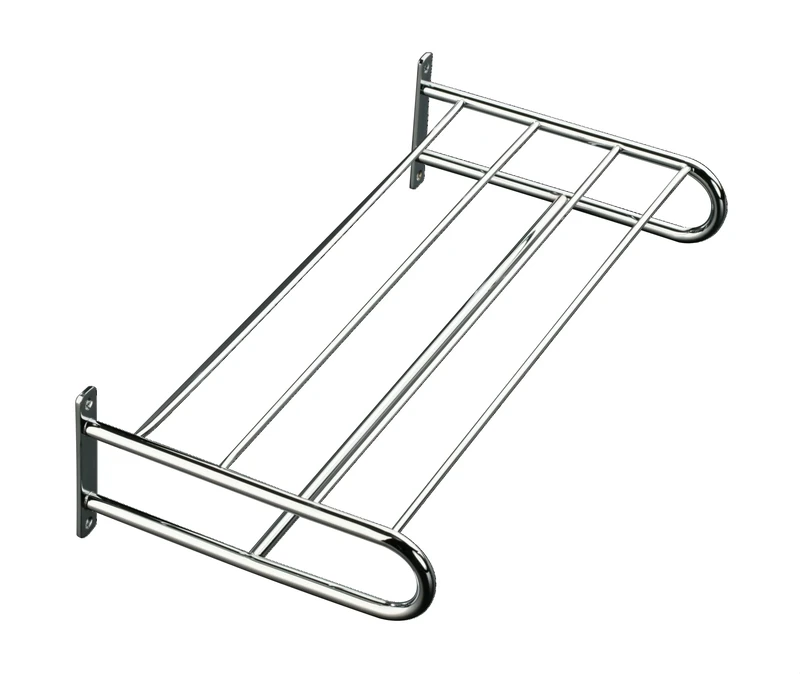 Shelf towel rack.