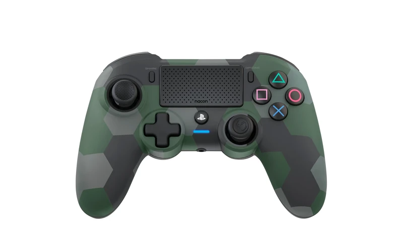 Nacon Asymmetric Wireless Controller for Playstation 4 [Officially Licensed/Camouflage Green]