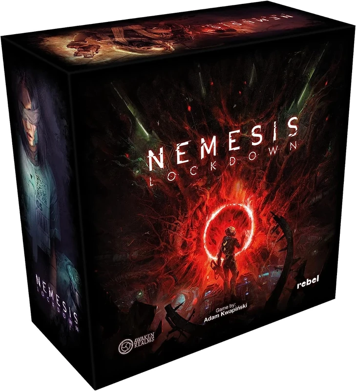 Awaken Realms, Nemesis, Lockdown, Board Game, Ages 14+, 1-5 Players, 90-180 Minutes Playing Time, Multicolor