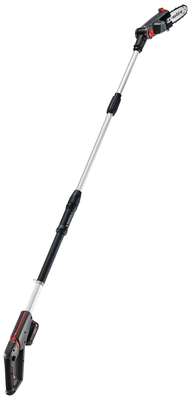 AL-KO CSA 1820 Cordless Pruner, 18 V Li-Ion Battery, 20 cm Rail Length, 3.7 m/s Chain Speed, 125 Degree Angle Adjustment, Black/Silver