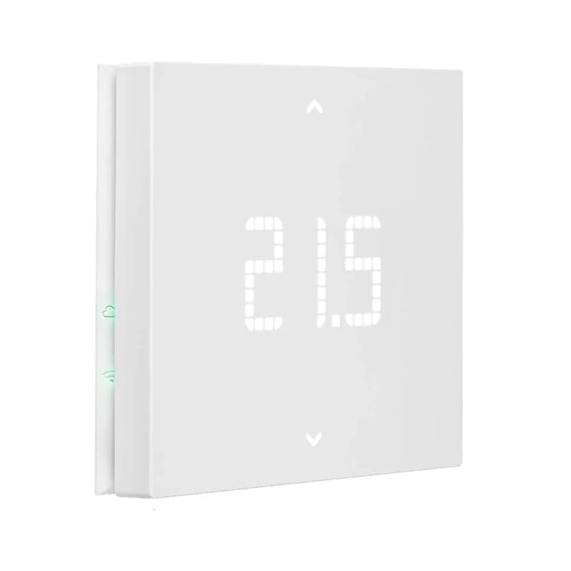 Vimar 02912 WiFi Thermostat, Compatible with Alexa and Google Voice Assistants, Local Control and Management Using View App, LED Backlight, Surface Installation