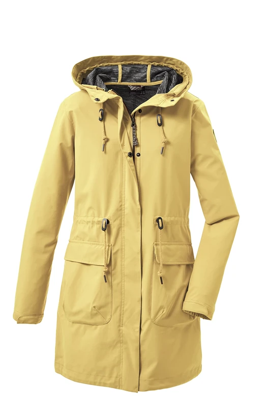 G.I.G.A. DX Women's GS 99 Wmn Sftshll Prk Casual Softshell Parka with Hood, Burnt Yellow, 48 (EU)