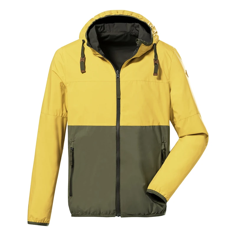 G.I.G.A. DX Men's GS 11 Mn Jckt Functional Reversible Jacket with Hood, Mustard Yellow, L - Image 1