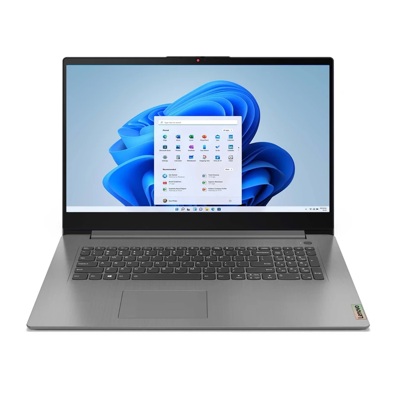 Lenovo Ideapad 3 17ITL6 17.3 Inch FHD Cloudbook Laptop - (Intel Pentium Gold 7505, 4GB RAM, 128GB SSD, Windows 11S) - Arctic Grey - Image 1