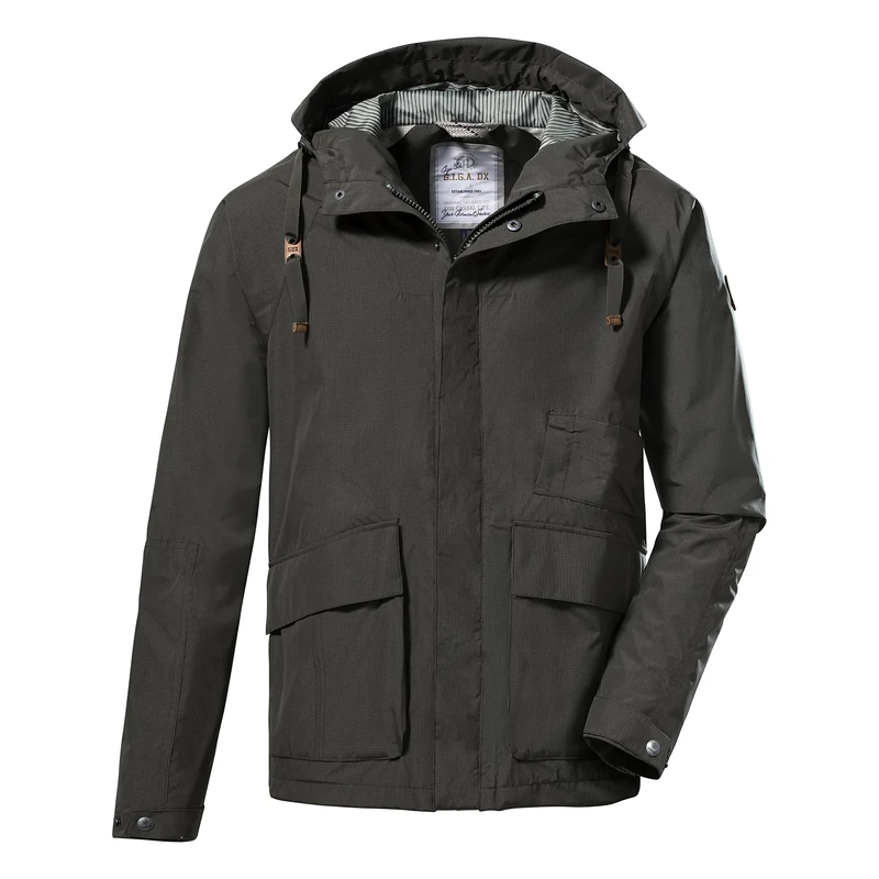G.I.G.A. DX GS 13 MN JCKT 38218-000 Men's Functional Outdoor Jacket with Hood Green Anthracite M