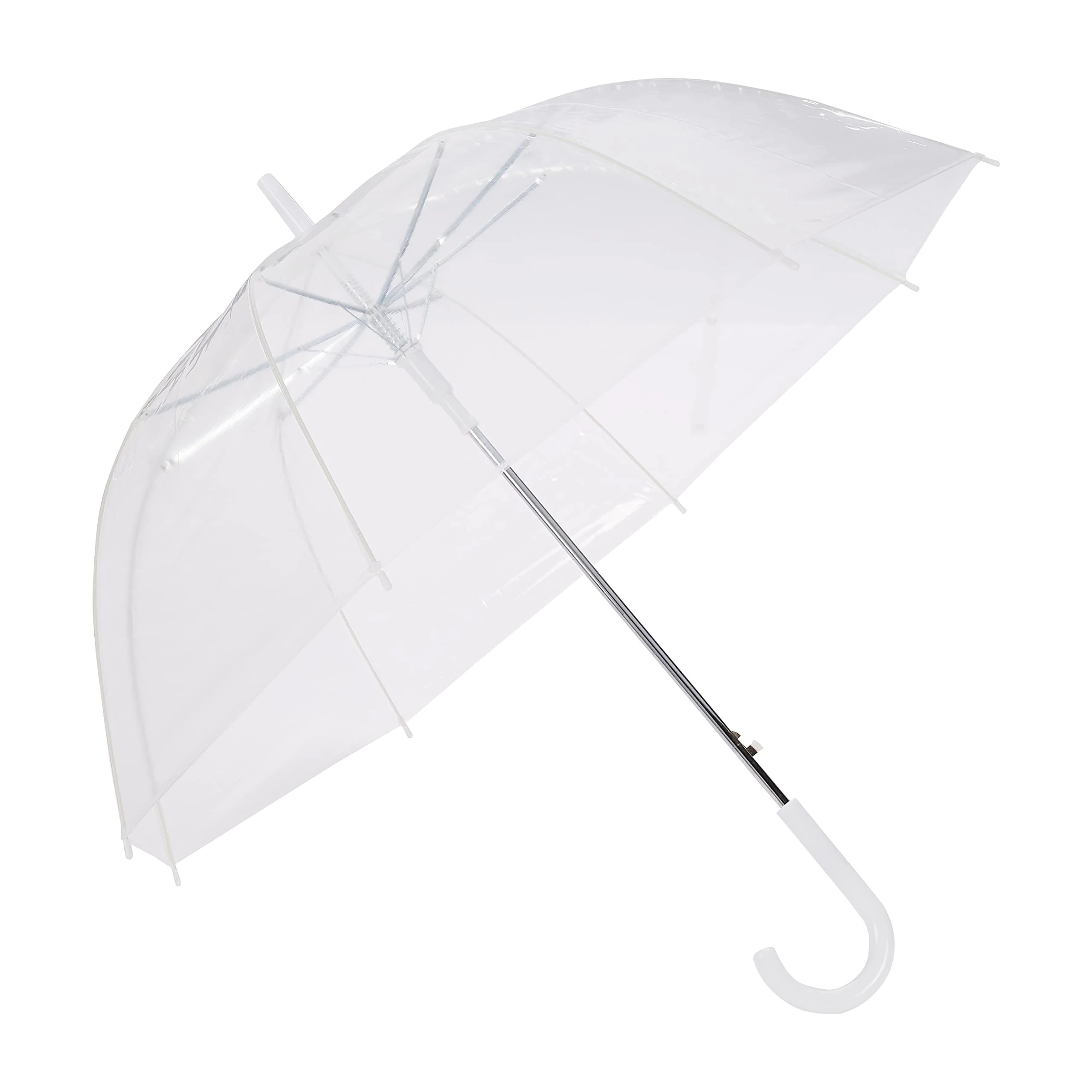 Amazon Basics Octagonal Bubble Umbrella, Clear, 34.5 inch