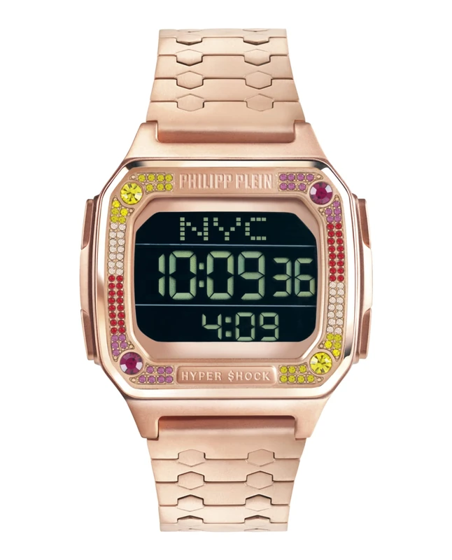 Philipp Plein Mens Digital Quartz Watch Hyper $Hock