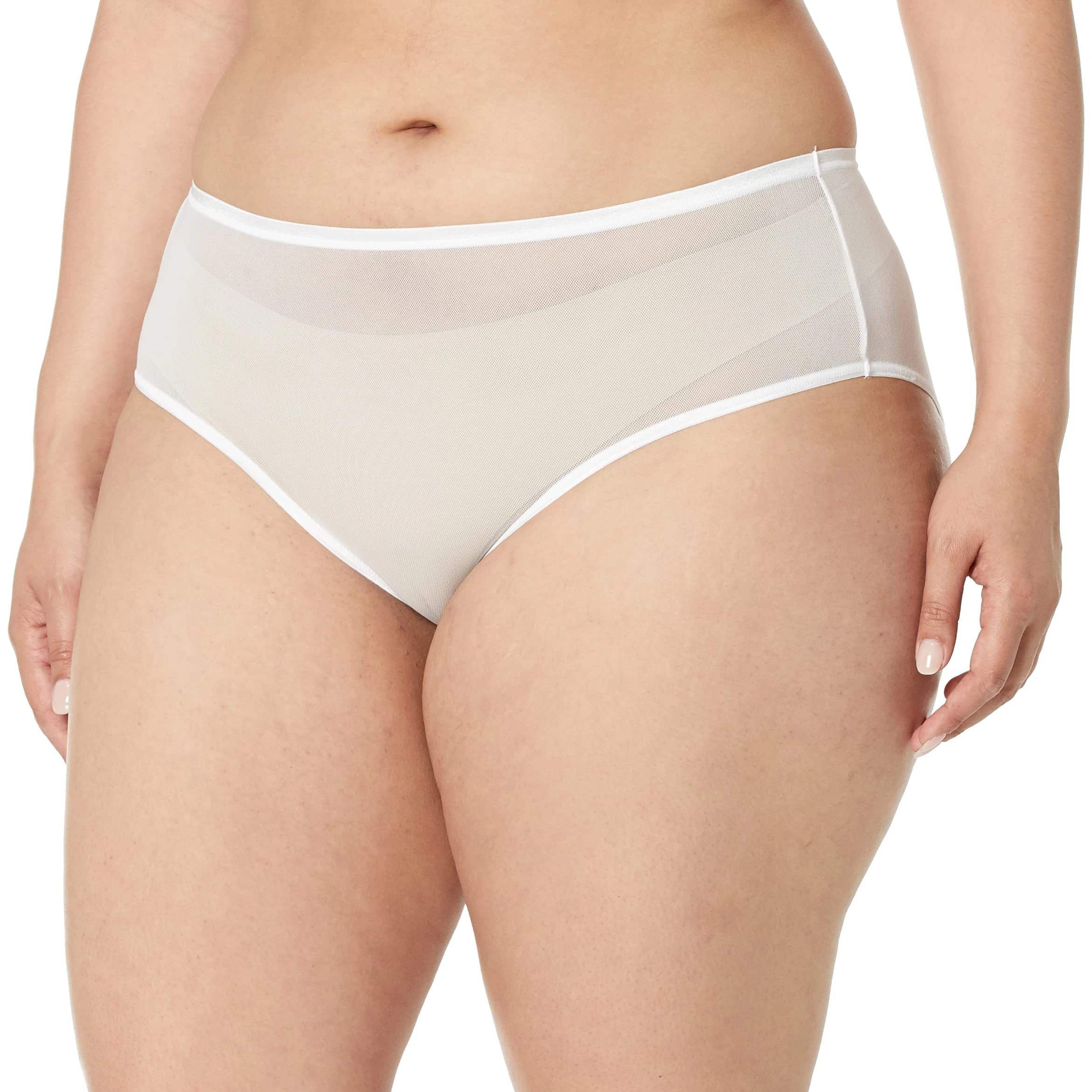 Cosabella Women's Soire Confidence Extended Boyleg Boy Short Panties, White, 2X