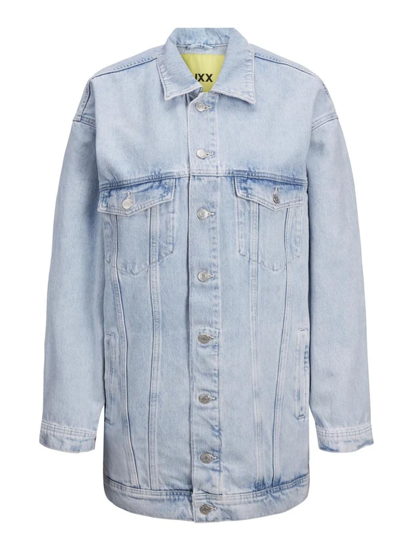 JJXX Women's JJXX JXALISON Oversized Long Jacket CR503 NOO, Light Blue (Light Blue Denim), XS