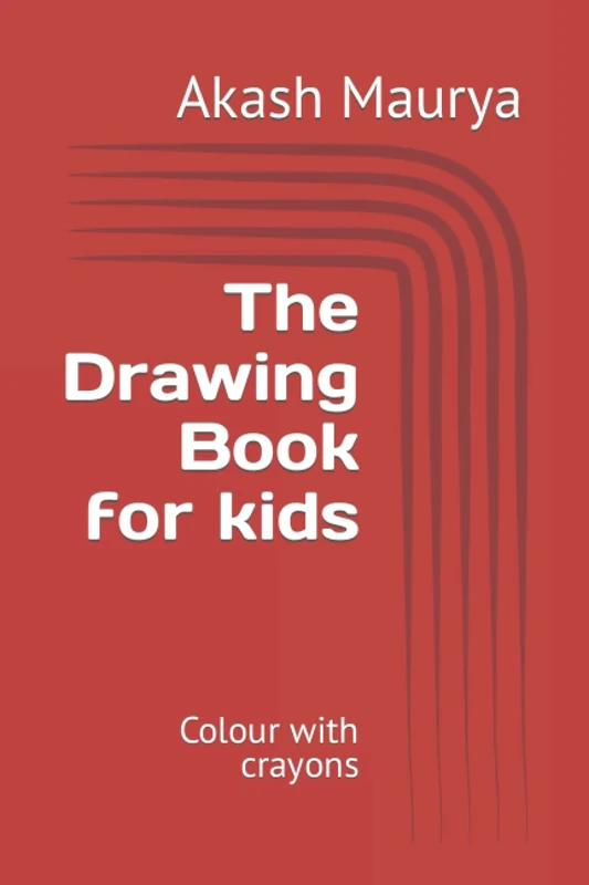 The Drawing Book for kids: Colour with crayons