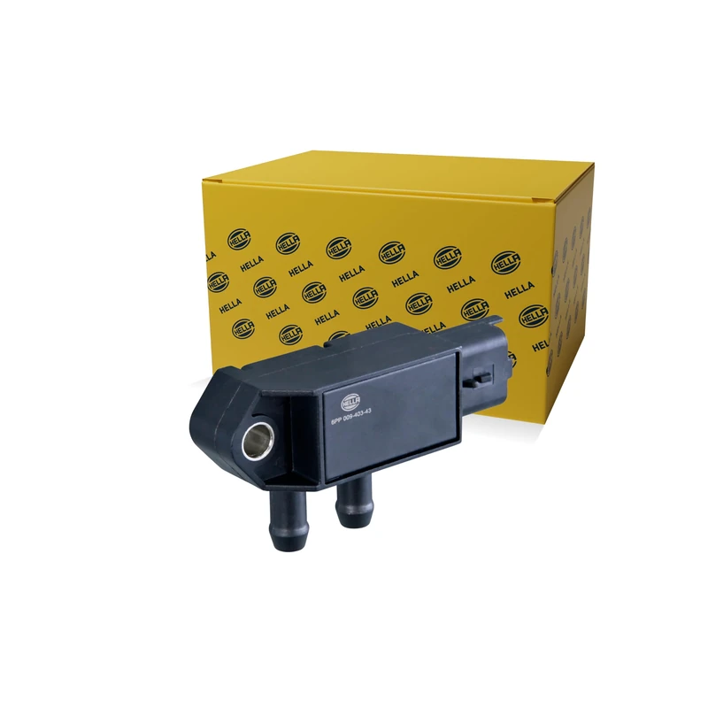 HELLA 6PP 009 403-431 Sensor, exhaust pressure - 3-pin connector - Bolted