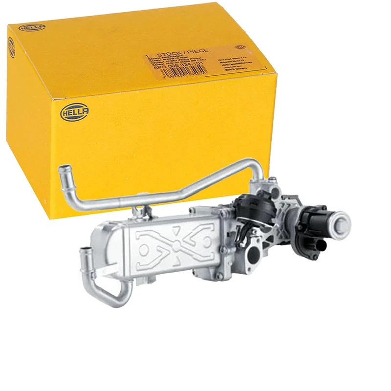 HELLA 6NU 358 167-011 EGR Module - Electric - 5-pin connector - with gaskets/seals/with EGR cooler - with EGR valve