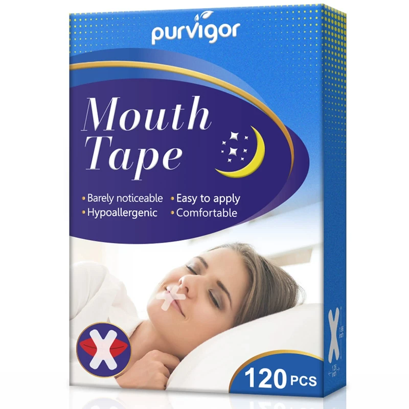 Bieyoc Mouth Tape for Sleeping - 120 Gentle Anti Snore Strips