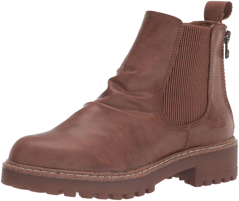 Blowfish Malibu Women's Redsen-2 Chelsea Boot, Walnut Local Sheriff, 7 UK