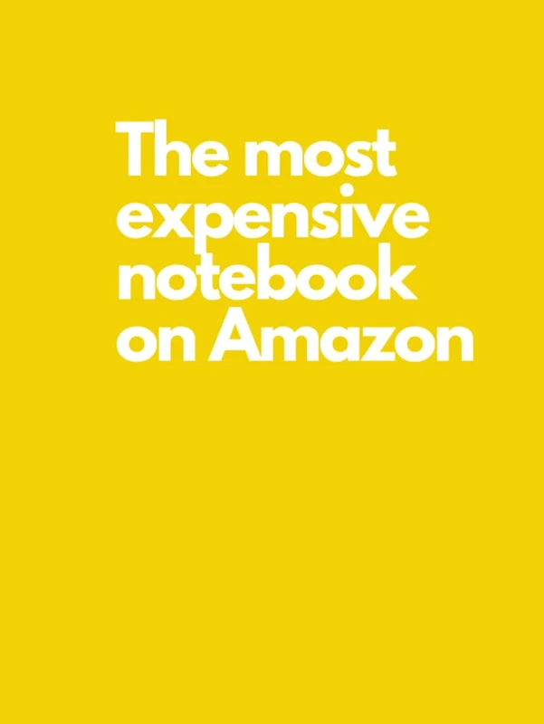 The most expensive notebook on Amazon: 8.25x11 Yes it really is! Lemon