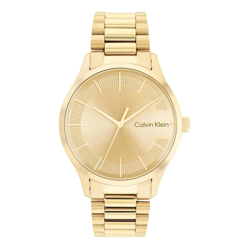Calvin Klein 35mm Gold Tone Quartz Watch - 25200043