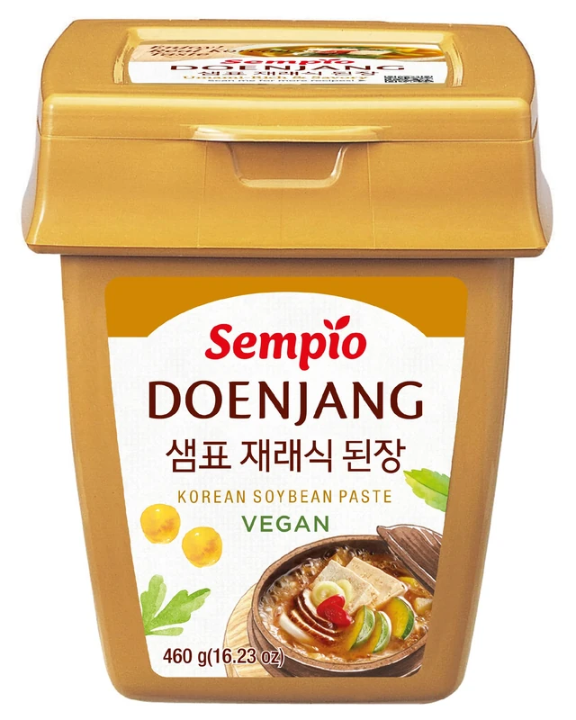 Sempio Doenjang (460g) - Korean Soybean Paste, Umami Flavor. Traditional Authentic Miso Sauce. Vegan, Preservative-Free