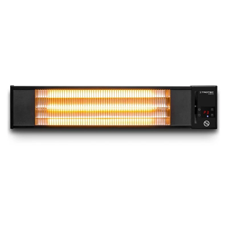 TROTEC Infrared Heater IR 2010 S | 3 Heating Levels Up to 2000 Watts Thermal Power | Infrared Remote Control