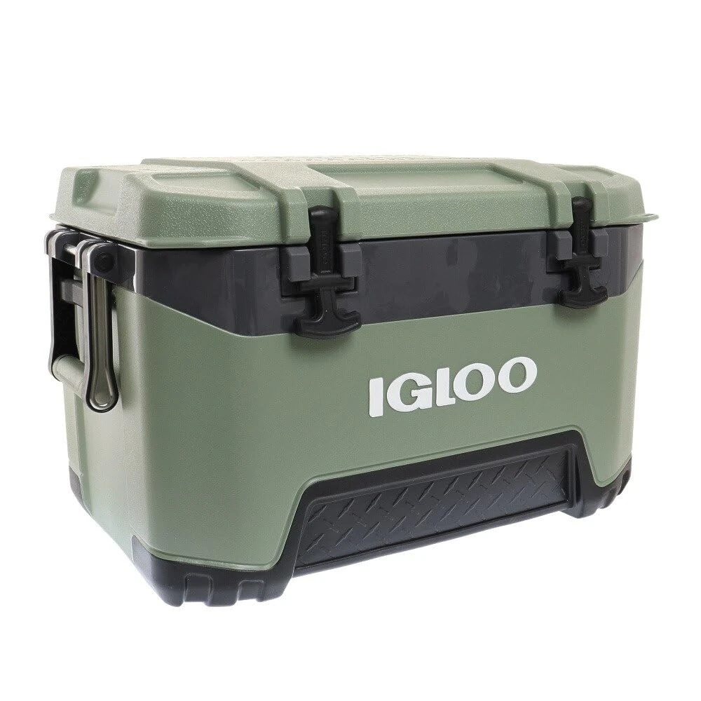 IGLOO Cool Box BMX 52 Green, Sturdy Thermal Box 49 L, Insulated Box for Camping, Leisure and Work